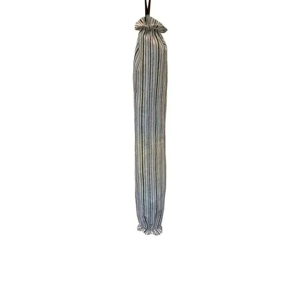 Handmade Plastic Bag Holder- Multicolor Striped